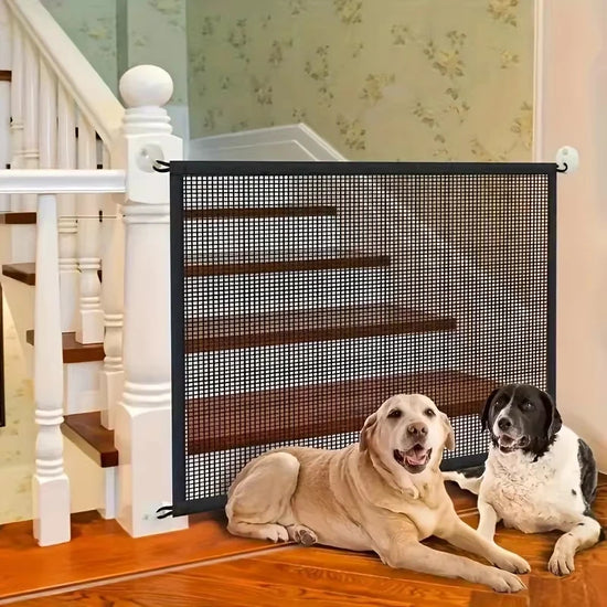Dog Fence Netting Barrier Pet Isolati Network Folding Breathable Mesh Play Dog Safety Fence Doorway Pet Products Protect